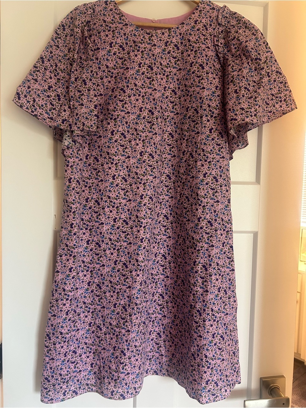 Hyacinth House Lilac Floral Viola Mini Dress available at Tuckernuck size L - Picture 2 of 10